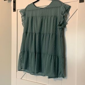 Green blouse 2xl
